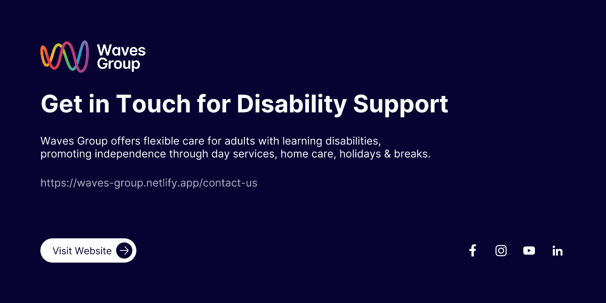 Get in Touch for Disability Support - Waves Group